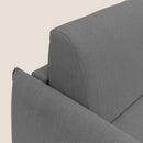 Divano Letto 2 Posti 175x95x96 cm in Tessuto Antracite