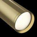 Faretto per Sistema Illuminazione Binario 50W GU10 in Alluminio  Nero e Ottone