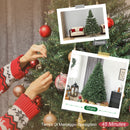 Albero di Natale Artificiale  210 cm 2641 Rami a Cerniera e Base in Metallo Verde      