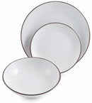 Servizio Piatti 18 Pezzi in Stoneware Soriani Roma Multicolor