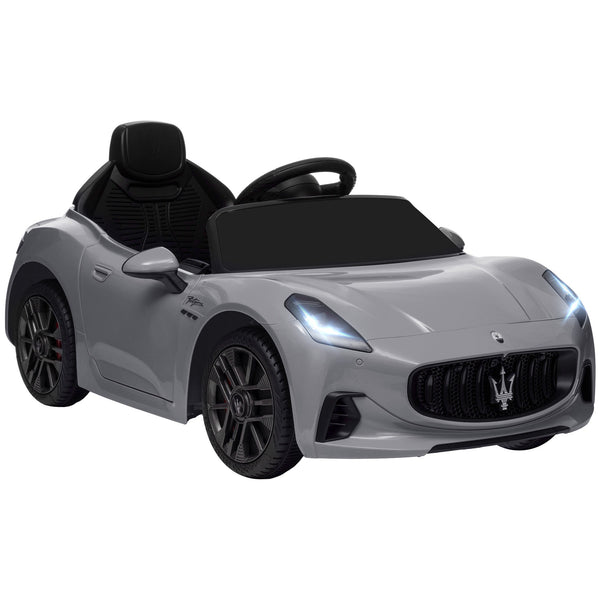 acquista Macchina Elettrica per Bambini con Licenza Maserati Gran Turismo Folgore 12V Grigio