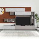 Parete Attrezzata Soggiorno 260 cm in MDF Tronador Light Mocha