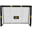 Porta da Calcio Piccola per Allenamento 180x120x60cm da Esterno Umbro Rete Antiurto in Metallo Giallo e Nero      