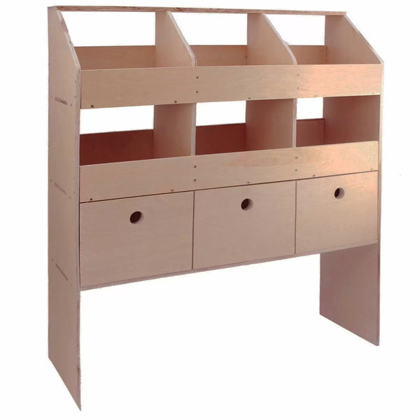 Scaffalatura Universale con Cassetti per Furgone e Van 102x30x120 cm in Compensato prezzo