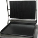 Piastra per Panini 36x23 cm Rigata e Liscia in Ghisa e Acciaio Inossidabile