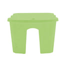 Fioriera da balcone 37x28x20cm in plastica polipropilene Verde