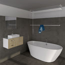 Stendibiancheria da Soffitto Salvaspazio per Interni e Esterni con 5 Aste da 150cm (altezza soffitto 320 cm) Stendinik