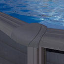 Piscina Rotonda Fuori Terra Ø350xh120 cm in Acciaio e PVC Gre Kea