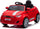 Macchina Elettrica per Bambini Licenza Fiat 500 12V con Telecomando Rosso