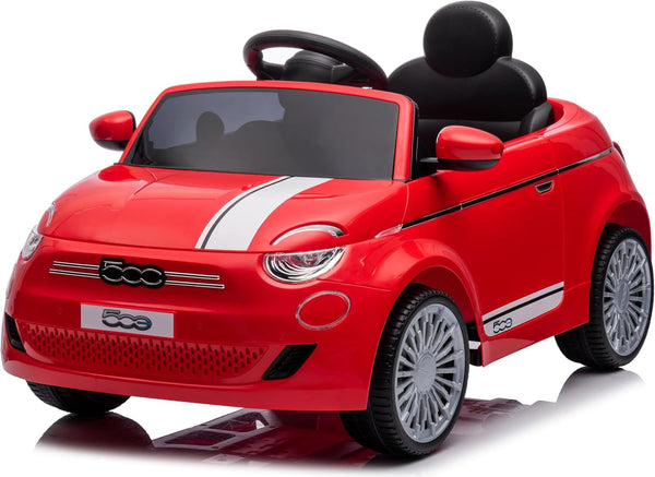 Macchina Elettrica per Bambini Licenza Fiat 500 12V con Telecomando Rosso acquista