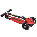 Monopattino per Bambini con 3 Ruote in Alluminio Fluo e Freno Rosso 