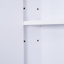 Specchio Armadietto da Bagno Pensile Bianco 50x90x12 cm 