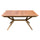Tavolo Bali 150/200x90x75 h cm in Legno di Acacia Marrone