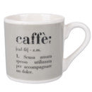 Set 6 tazzine Caffè Ø5,5x5,5 cm in new bone China  VdE Tivoli 1996 Classic