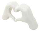 Scultura Lover White 25x7,5x13,5 cm in Resina Bianco      