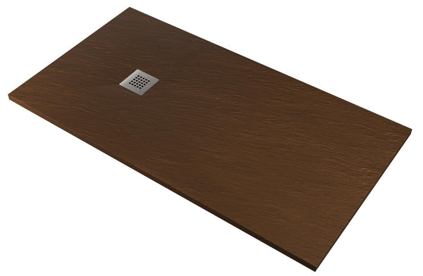 online Piatto Doccia in Pietra Pedrinelli Ardesia Stone Side Marrone Varie Misure