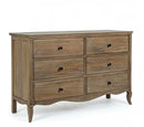 Cassettiera 6 Cassetti 125x41,6x80h cm Domitille 