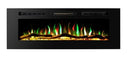 Camino Elettrico da Incasso 46,5x190,5x12,1 cm Effetto Fiamma 1500W Amadeo 75