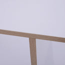 Libreria a 6 Scomparti Aperti con Rotelle in Legno Bianco 120x30x80 cm 