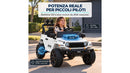 Macchina Elettrica per Bambini Licenza Jeep Wrangler Rubicon 12V con Sedili in Pelle e Telecomando Bianco 