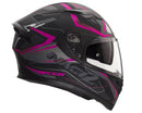 Casco Integrale per Scooter Visiera Lunga CGM Mach 2 316G Fucsia Fluo Opaco Varie Misure