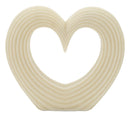 Decorazione Lovvy Quarzy 30x7x26 cm in Resina Bianco      