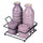 Menage Set Olio Aceto Sale e Pepe  350 ml in Gres VdE Tivoli 1996 Shades Provence