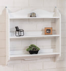 Piattaia in Legno 80x16x86 cm Bianco