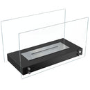 Camino a Bioetanolo da Pavimento 70x40,2 cm Flig Oakland Nero