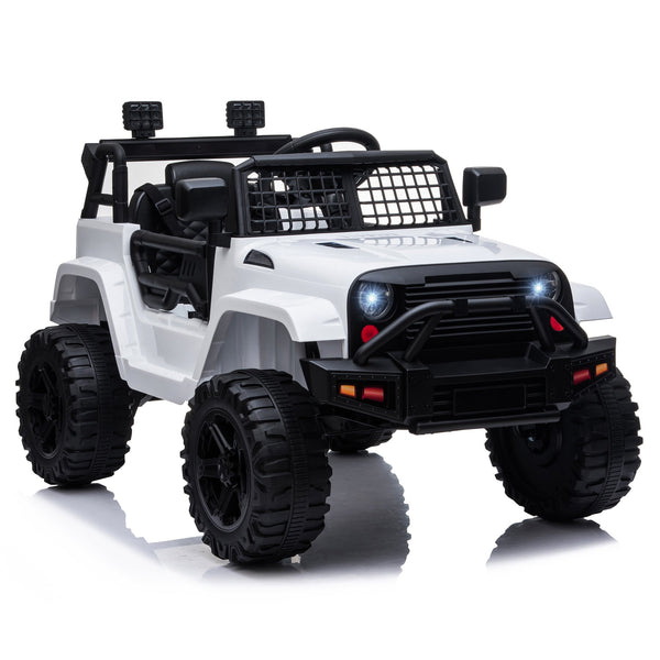 Macchina Elettrica per Bambini 12V Fuoristrada Bianca prezzo