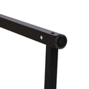 Scrivania da Ufficio 120x60 cm in Metallo  Natural Nera