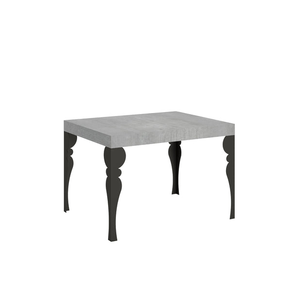 Tavolo Allungabile 120-204x80x77 cm Paxon Cemento e Antracite sconto