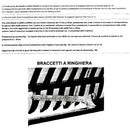 Tenda da Sole a Caduta 3x2,5m Tessuto in Poliestere Disegno P3011