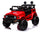 Macchina Elettrica per Bambini 12V Toyota Cruiser Rossa