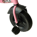 Triciclo per Bambini in Metallo con Campanello e Parafango Rosa 