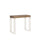 Consolle Allungabile 90-300x40x77 cm Tecno Quercia Natura telaio Bianco