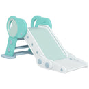 Scivolo per Bambini Pieghevole 102x53x53 cm in Plastica Verde