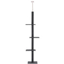 Albero Tiragraffi per Gatti 431x27x228-260 cm  Grigio