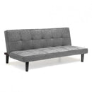 Divano Letto 179x91x76 cm in Tessuto Grigio chiaro