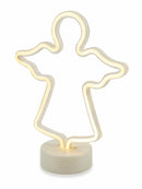 Angelo Luminoso Neon a Led H30  cm Soriani Bianco