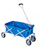 Carrello Portattrezzi da Giardino in Metallo Adriatic 117x50x52 h cm in Acciaio Blu