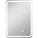 Specchio Bagno 70x50x3,5 cm LED con Bluetooth Illuminazione Regolabile e Funzione Memory in Vetro Temperato      