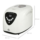 Macchina per il Pane 12 Programmi 600W  Bianca