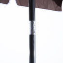 Ombrellone da Giardino 2x1.25 m Palo Ø28 mm in Alluminio Inclinabile Marrone 