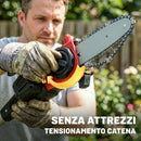 Motosega Telescopica a Batteria 194-256 cm con Lubrificazione Automatica      