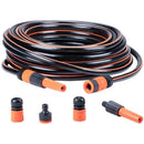 Tubo Pompa dell'Acqua da Giardino 20 Metri Ø13 con 5 Raccordi Max 6 Bar in PVC Black & Decker
