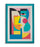 Stampa su Tela Picassy con Cornice 50x3,3x70 cm in Pino e Tela e Plastica