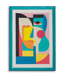 Stampa su Tela Picassy con Cornice 50x3,3x70 cm in Pino e Tela e Plastica      
