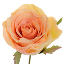 Set 12 Rose Artificiali Testa con Gambo Altezza 10 cm 