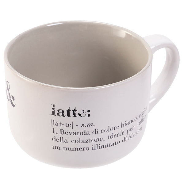 prezzo Tazza jumbo latte e Biscotti 11,5x8,5x6,8 cm in Gres VdE Tivoli 1996